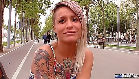 Gorgeous blonde gets her perfect body filled up with dick