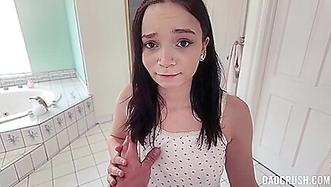 Hot step-fantasy with a hairy teen and a step-fuck