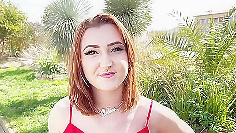 Busty babe gets two facial and a blowjob in threesome