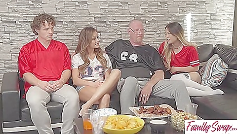 Lulu Chu & Aila Donovan Spark An Orgasmic Orgy Super Bowl Fuck