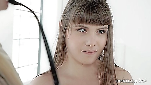 Milf pussy filled with a dildo and a toy in stockings