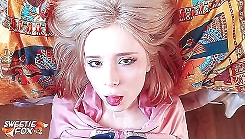 Redheaded girl with huge tits takes dick deep inside