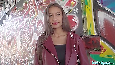 Arousing Dark Haired Lady Bounces On Big Dick For Cash