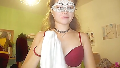 Two teens with big asses get fucked in a threesome