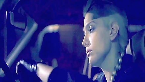 Lesbian video with a blonde and a brunette with big asses