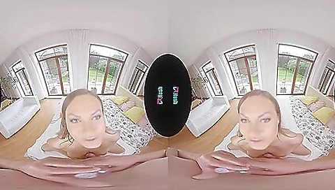 Hot brunette milf with small tits gets fucked really hard