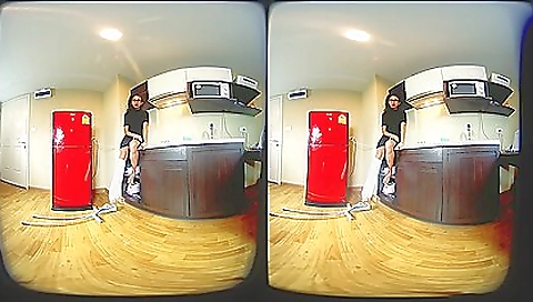 Sexy pornstar naked from the vr porn video 